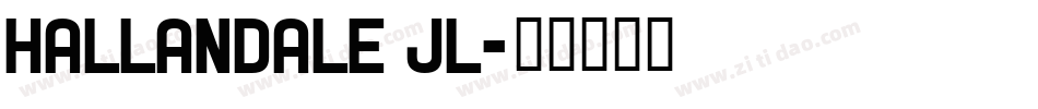 Hallandale JL字体转换